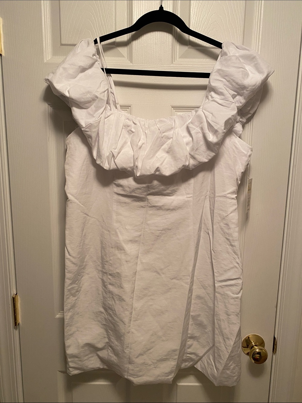 A New Day White Off the Shoulder Ruffle Dress…